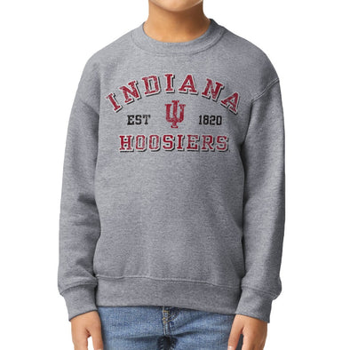 Indiana University Youth Crewneck Sweatshirt (Cardinal)