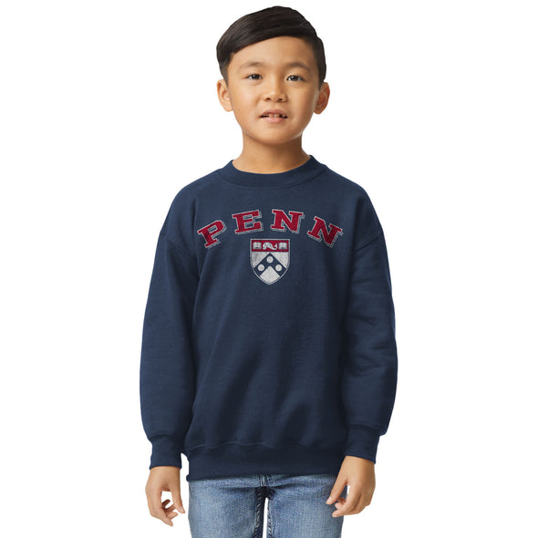 University of Pennsylvania Youth Crewneck Sweatshirt (Navy)