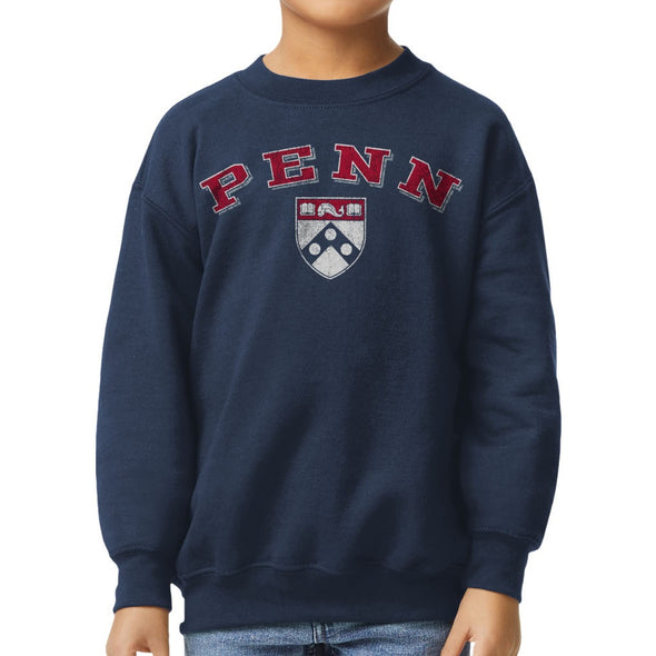 University of Pennsylvania Youth Crewneck Sweatshirt (Navy)