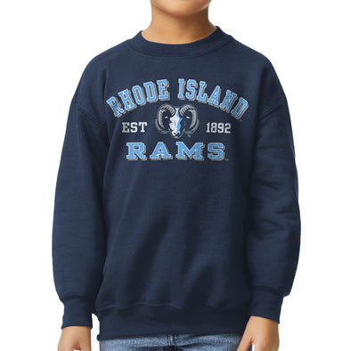 University of Rhode Island Youth Crewneck Sweatshirt (Navy)