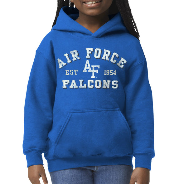 Air Force Youth Hooded Sweatshirt (Royal Blue)