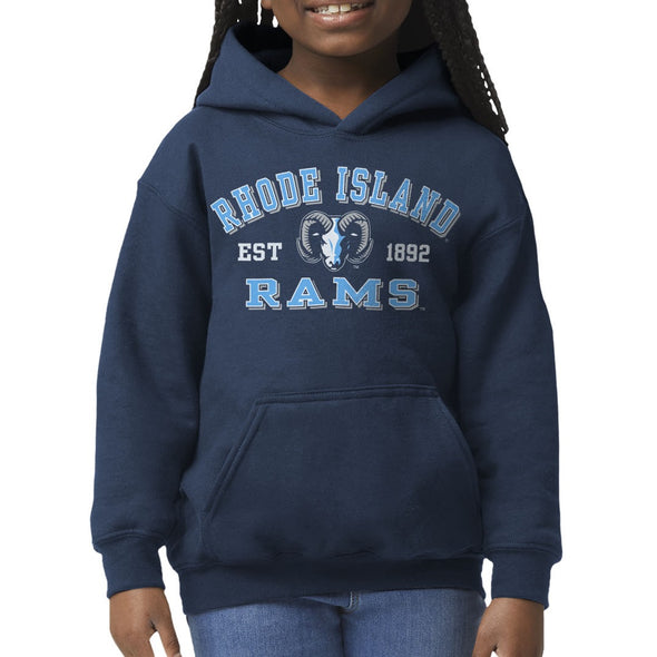 University of Rhode Island Youth Hooded Sweatshirt (Navy)