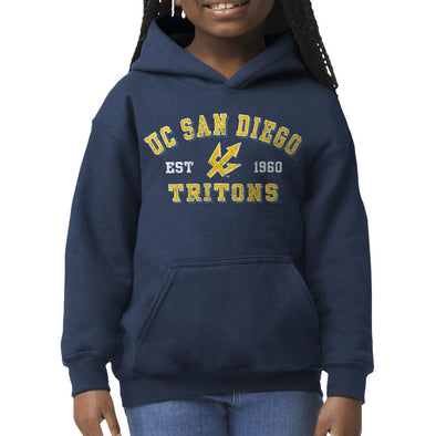 University of California - San Diego Youth Hooded Sweatshirt (Navy)