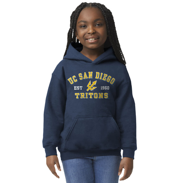 University of California - San Diego Youth Hooded Sweatshirt (Navy)