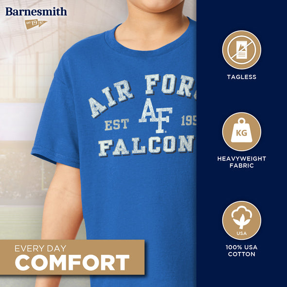 Air Force Short-Sleeve Youth T-Shirt (Royal Blue)