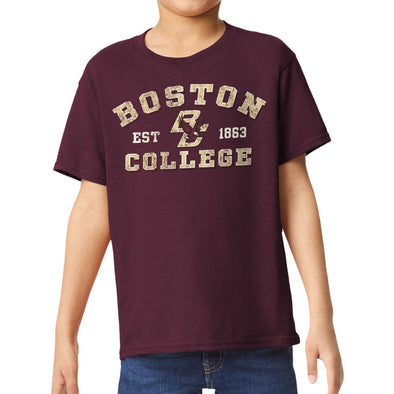 Boston College Short-Sleeve Youth T-Shirt (Maroon)