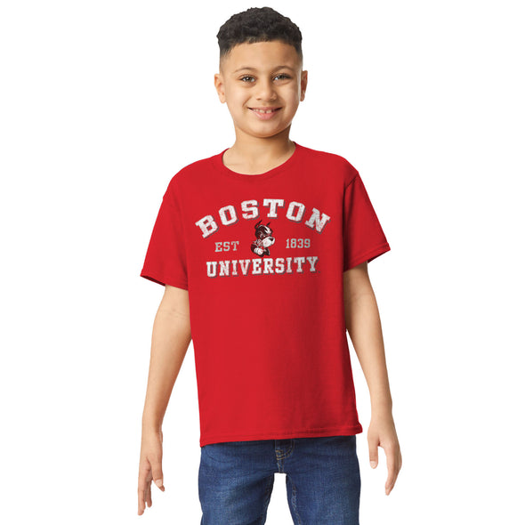 Boston University Short-Sleeve Youth T-Shirt (Red)