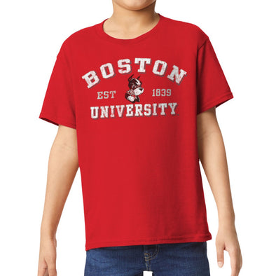 Boston University Short-Sleeve Youth T-Shirt (Red)