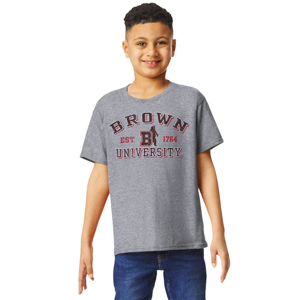 Brown University Short-Sleeve Youth T-Shirt (Grey)