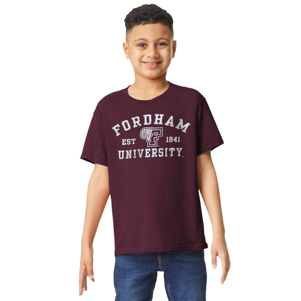 Fordham University Short-Sleeve Youth T-Shirt (Maroon)