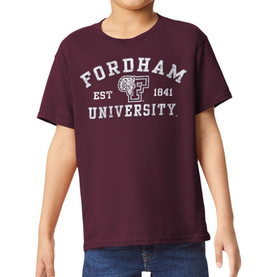 Fordham University Short-Sleeve Youth T-Shirt (Maroon)