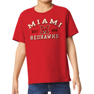 Miami University Short-Sleeve Youth T-Shirt (Red)