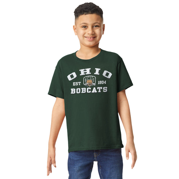 Ohio University Short-Sleeve Youth T-Shirt (Hunter Green)