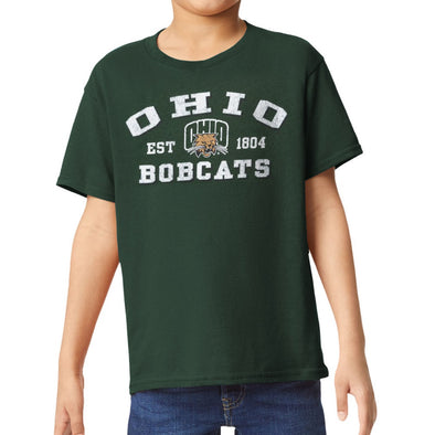 Ohio University Short-Sleeve Youth T-Shirt (Hunter Green)