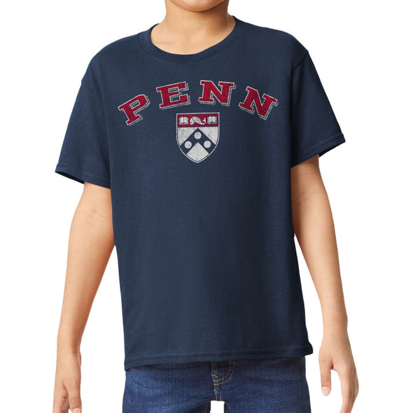 University of Pennsylvania Short-Sleeve Youth T-Shirt (Navy)