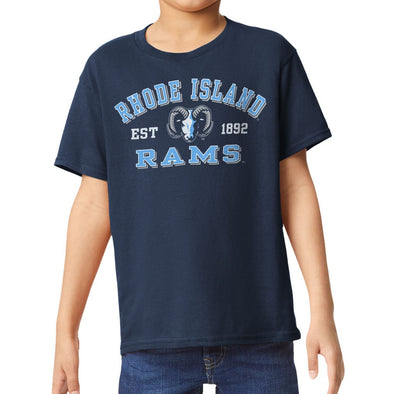 University of Rhode Island Short-Sleeve Youth T-Shirt (Navy)