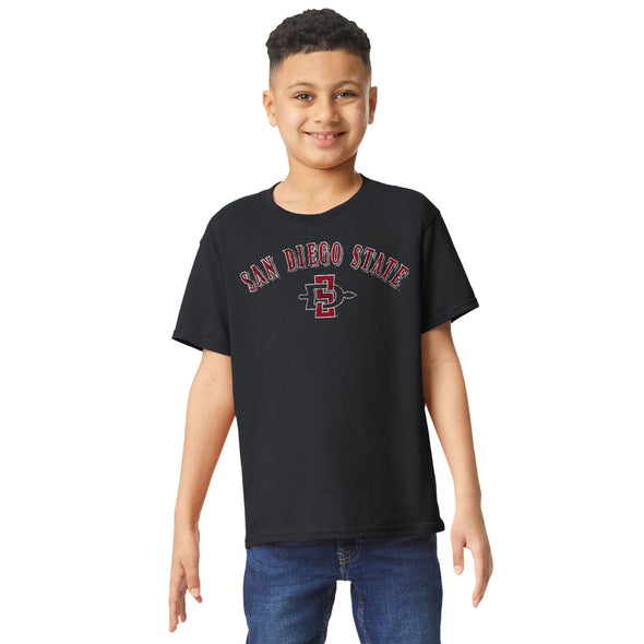 San Diego State University Short-Sleeve Youth T-Shirt (Black)