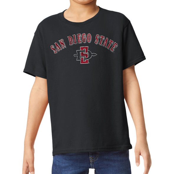 San Diego State University Short-Sleeve Youth T-Shirt (Black)