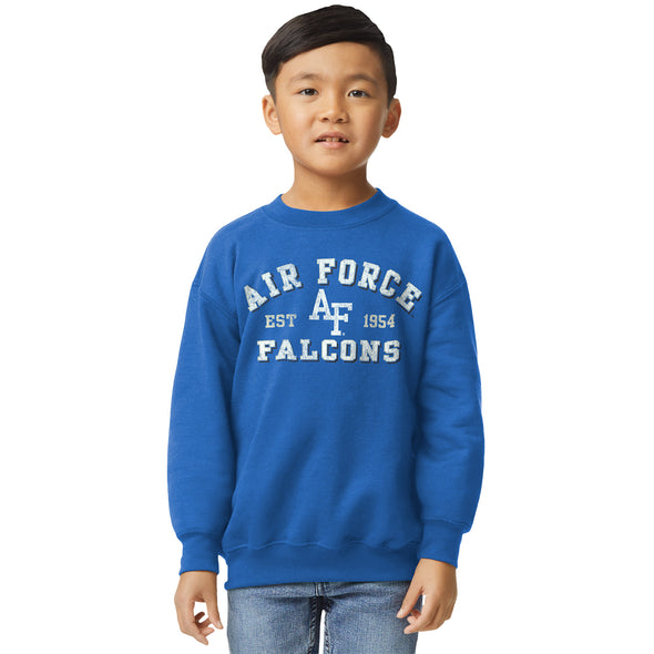 Air Force Youth Crewneck Sweatshirt (Royal Blue)