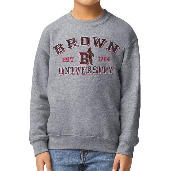 Brown University Youth Crewneck Sweatshirt (Brown)