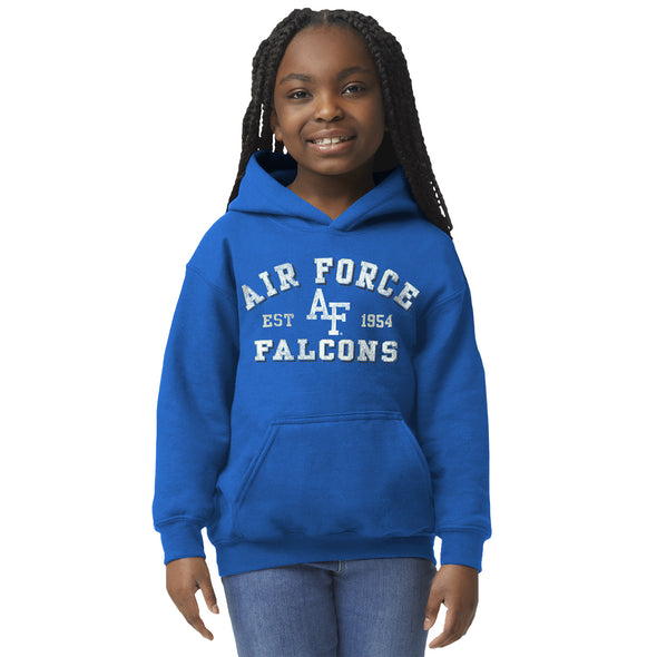 Air Force Youth Hooded Sweatshirt (Royal Blue)