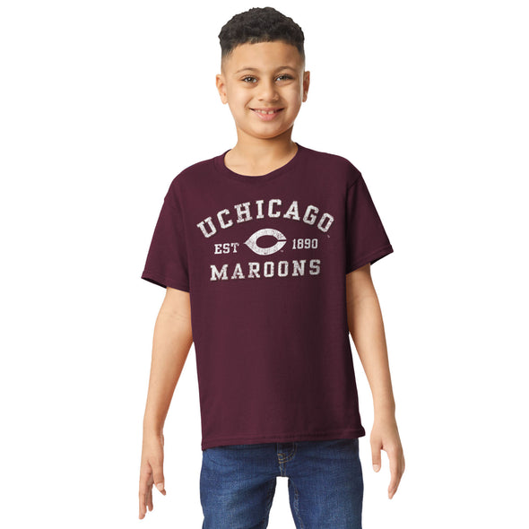 University of Chicago Short-Sleeve Youth T-Shirt (Maroon)