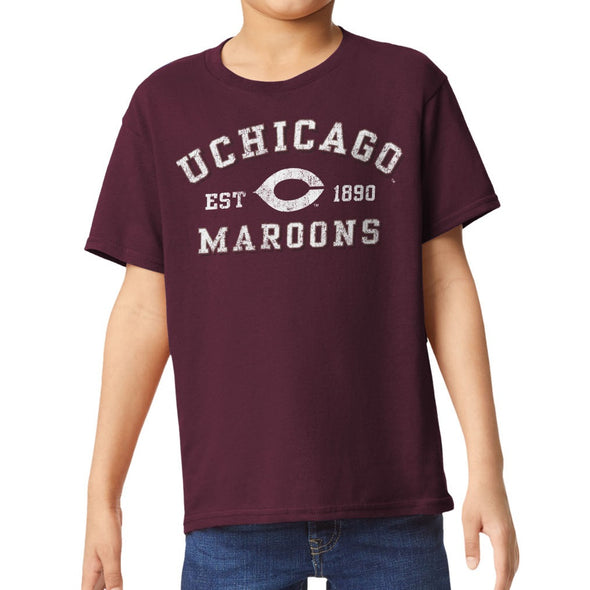 University of Chicago Short-Sleeve Youth T-Shirt (Maroon)