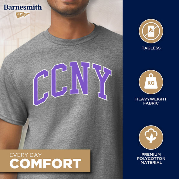 City College of New York Classic T-Shirt (Charcoal Grey)