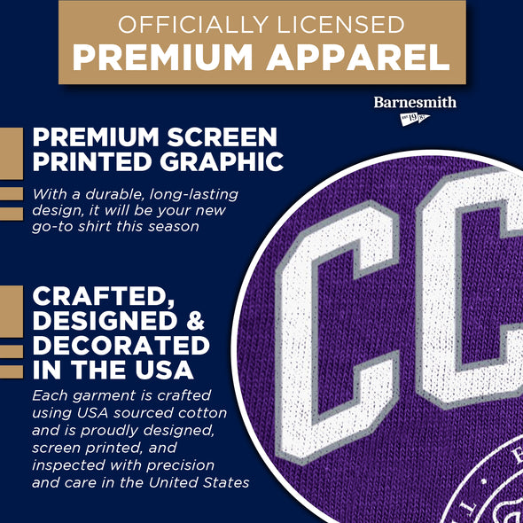 City College of New York Heritage T-Shirt (Purple)