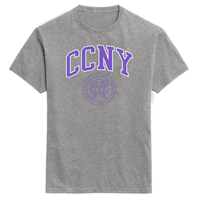 City College of New York Heritage T-Shirt (Charcoal Grey)