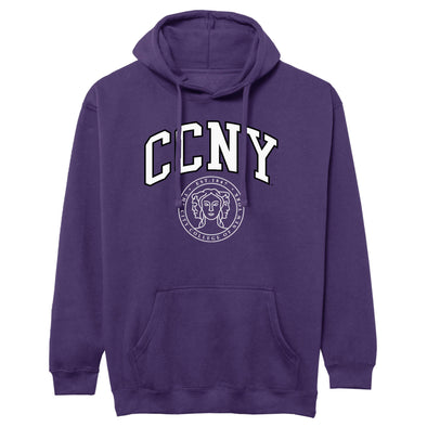 City College of New York Heritage Hooded Sweatshirt (Purple)