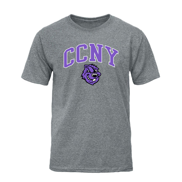 City College of New York Spirit T-Shirt (Charcoal Grey)