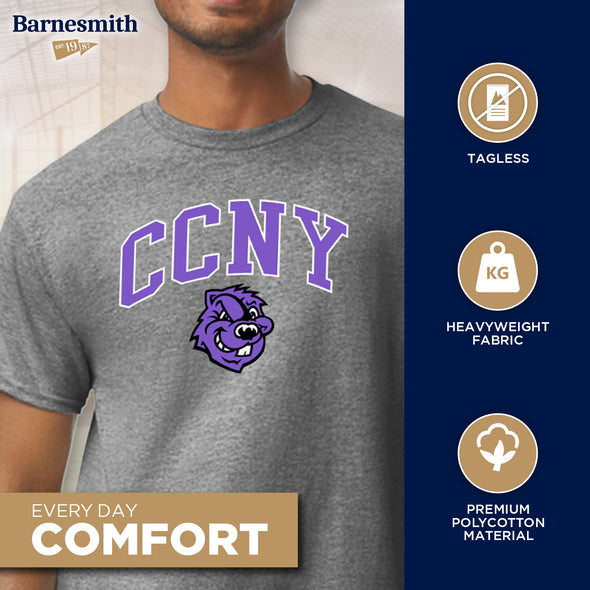 City College of New York Spirit T-Shirt (Charcoal Grey)