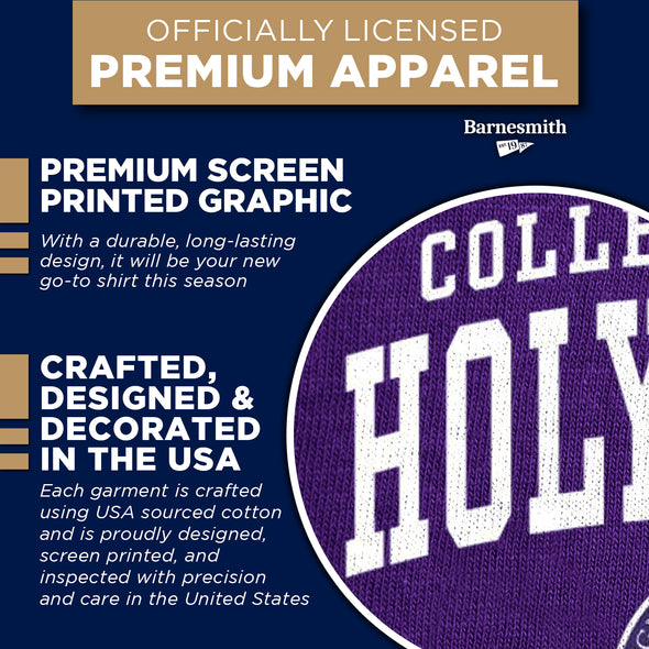 College of The Holy Cross Heritage T-Shirt (Purple)