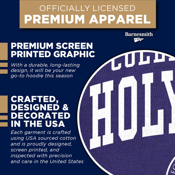 College of The Holy Cross Heritage Hooded Sweatshirt (Purple)