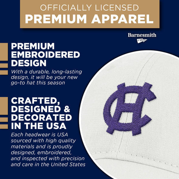 College of The Holy Cross Spirit Baseball Hat One-Size (White)