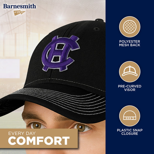College of the Holy Cross Sideline Trucker Hat One-Size (Black/White)