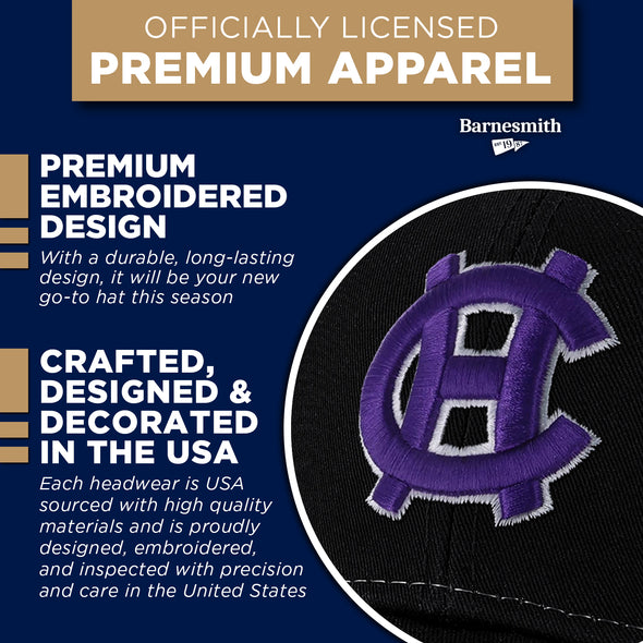 College of the Holy Cross Sideline Trucker Hat One-Size (Black/White)