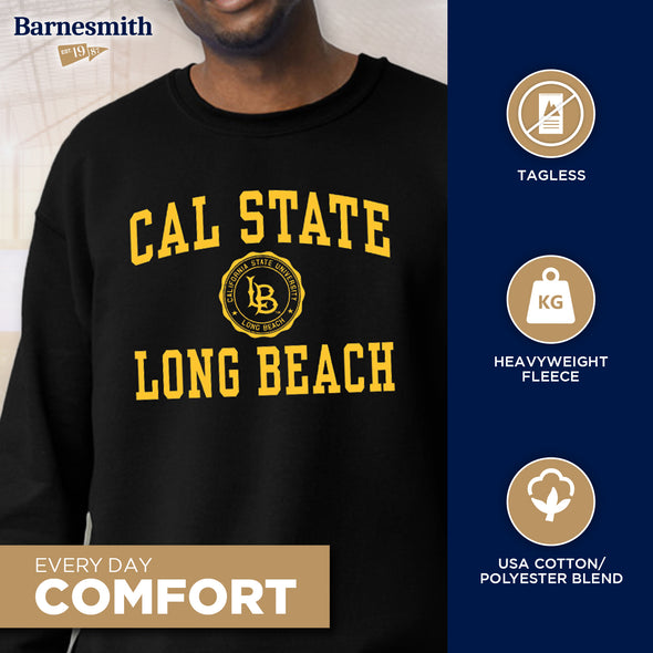 California State University, Long Beach Heritage Sweatshirt (Black)