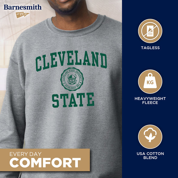 Cleveland State University Heritage Sweatshirt (Charcoal Grey)