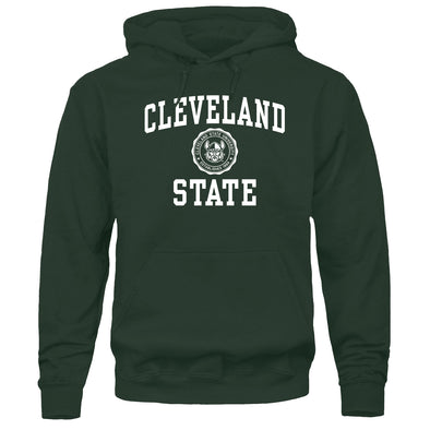 Cleveland State University Heritage Hooded Sweatshirt (Hunter Green)