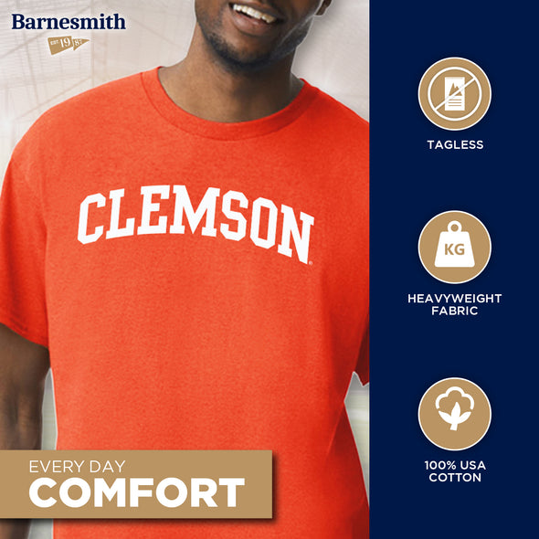 Clemson University Cross Classic T-Shirt (Orange)