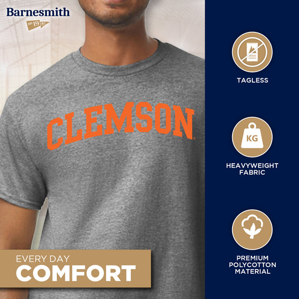 Clemson University Classic T-Shirt (Charcoal Grey)