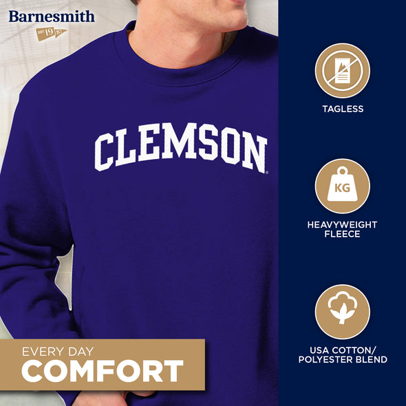 Clemson University Classic Sweatshirt (Purple)