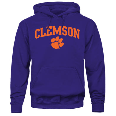 Clemson University Heritage Hooded Sweatshirt (Purple)