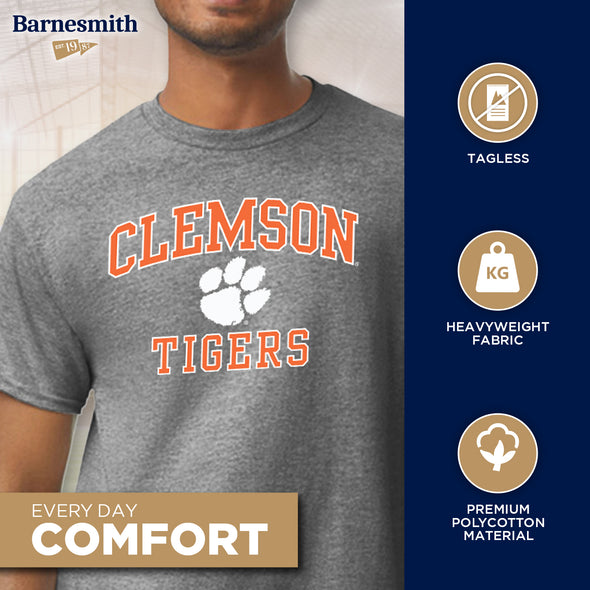 Clemson University Spirit T-Shirt (Charcoal Grey)