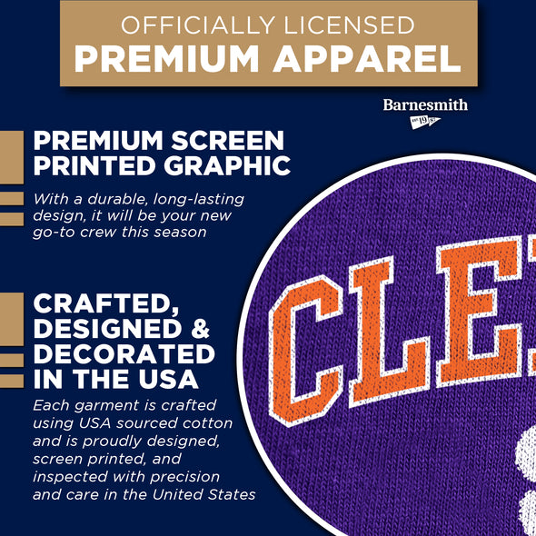 Clemson University Spirit Sweatshirt (Purple)
