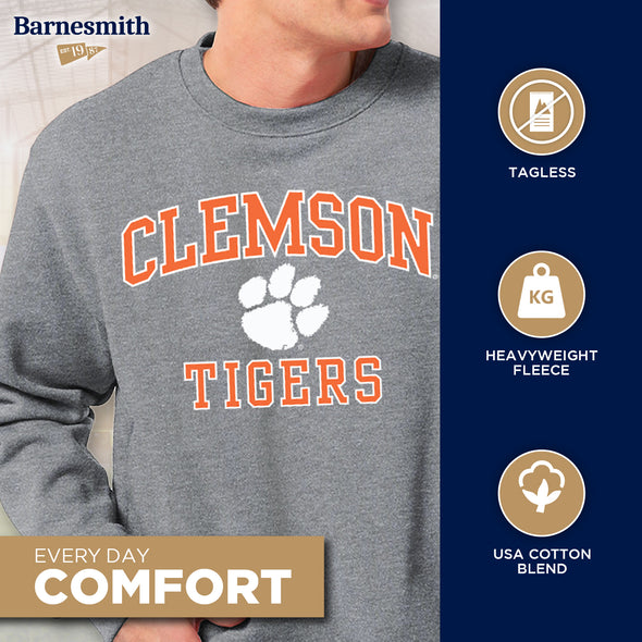 Clemson University Spirit Sweatshirt (Charcoal)