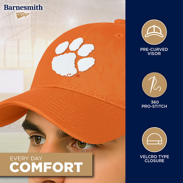 Clemson University Spirit Baseball Hat One-Size (Orange)