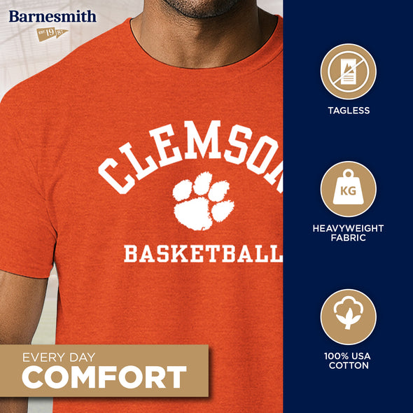 Clemson University Basketball T-Shirt (Orange)